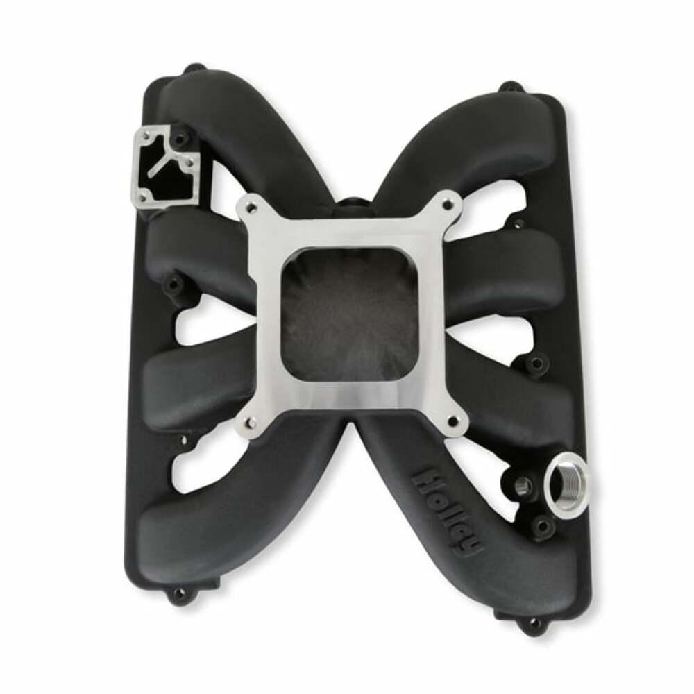 Holley Single plane intake manifold for Gen III Hemi, Sniper EFI/Carb Black 300-931BK