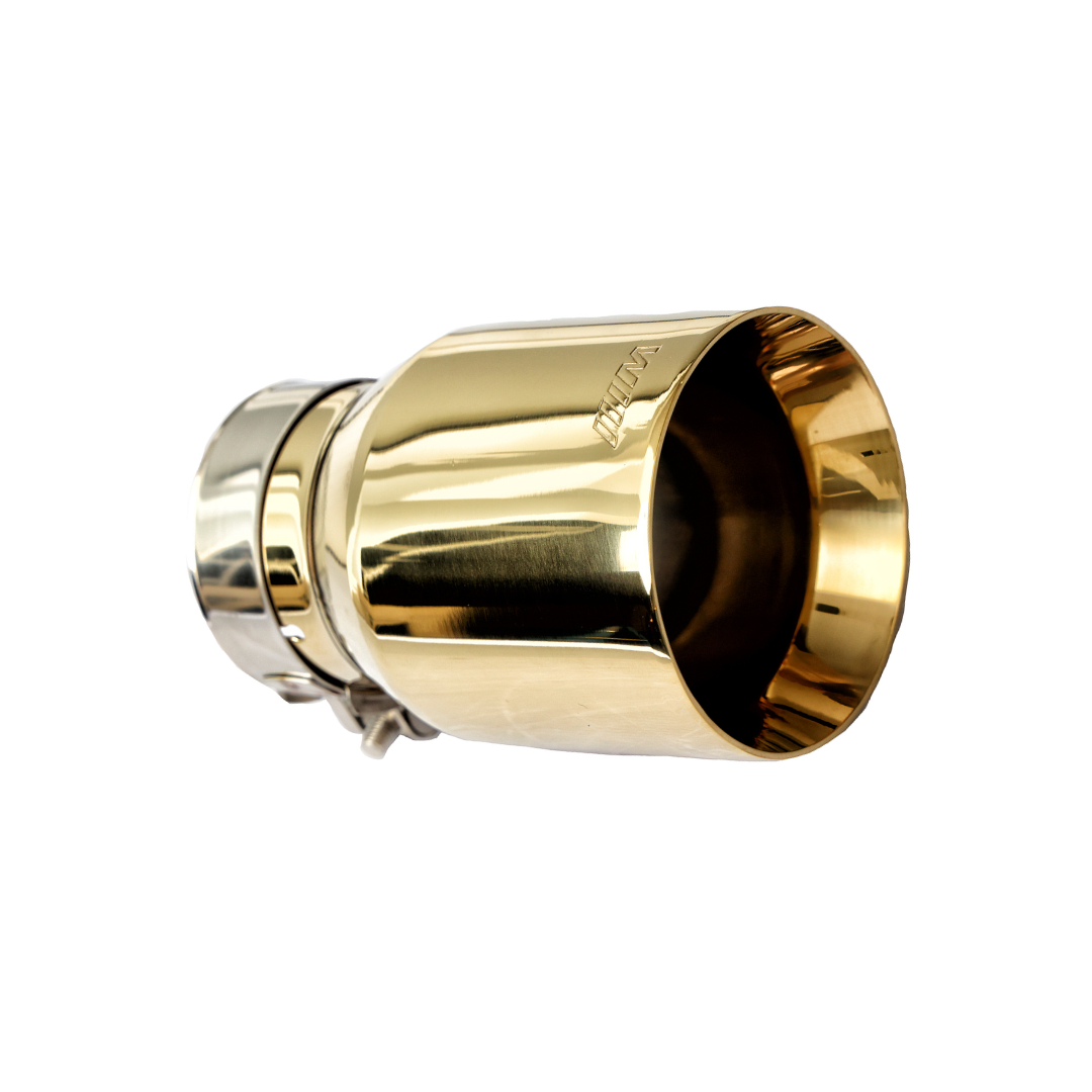 t Single Round Double Wall Straight Cut Tip Miami Gold Bolt-On-MIA-GL6 Modern Day Muffler and Brakes