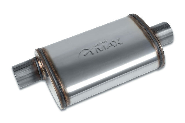 Fits 1962-70 Plymouth Belvedere Straight Through Muffler-Stainless SM12229-JHPR
