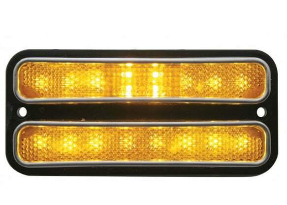 1969-1972 Chevrolet Blazer; Led Side Marker Assemblies - Amber SMLD72A