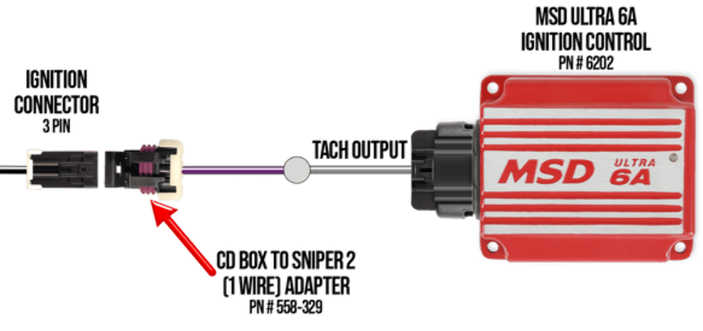 Holley EFI adapter adapter-558-329