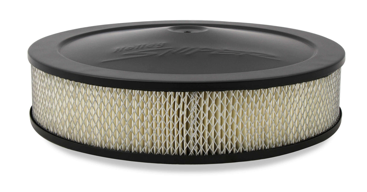 t Sniper Air Cleaner Assembly, 14 x 3 - Black Finish - 120-531 Holley Sniper EFI