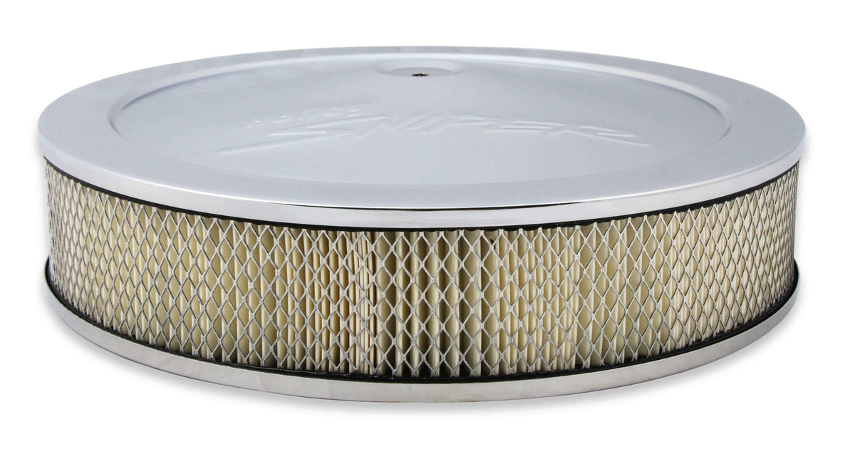 Holley EFI Sniper Air Cleaner Assembly, 14 x 4 - Chrome Finish - 120-540