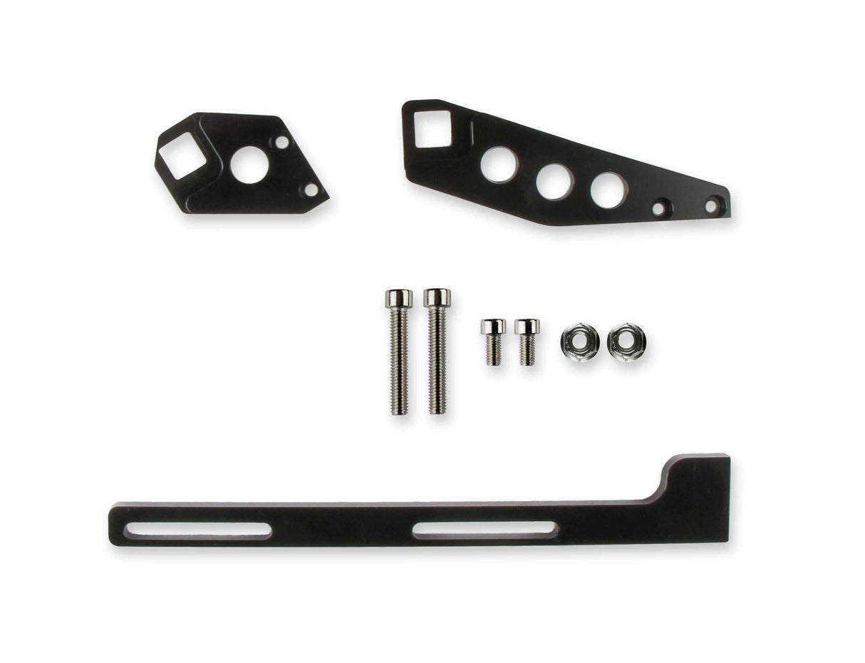 Holley EFI Sniper EFI Cable Bracket Kit - 870017 black aluminum