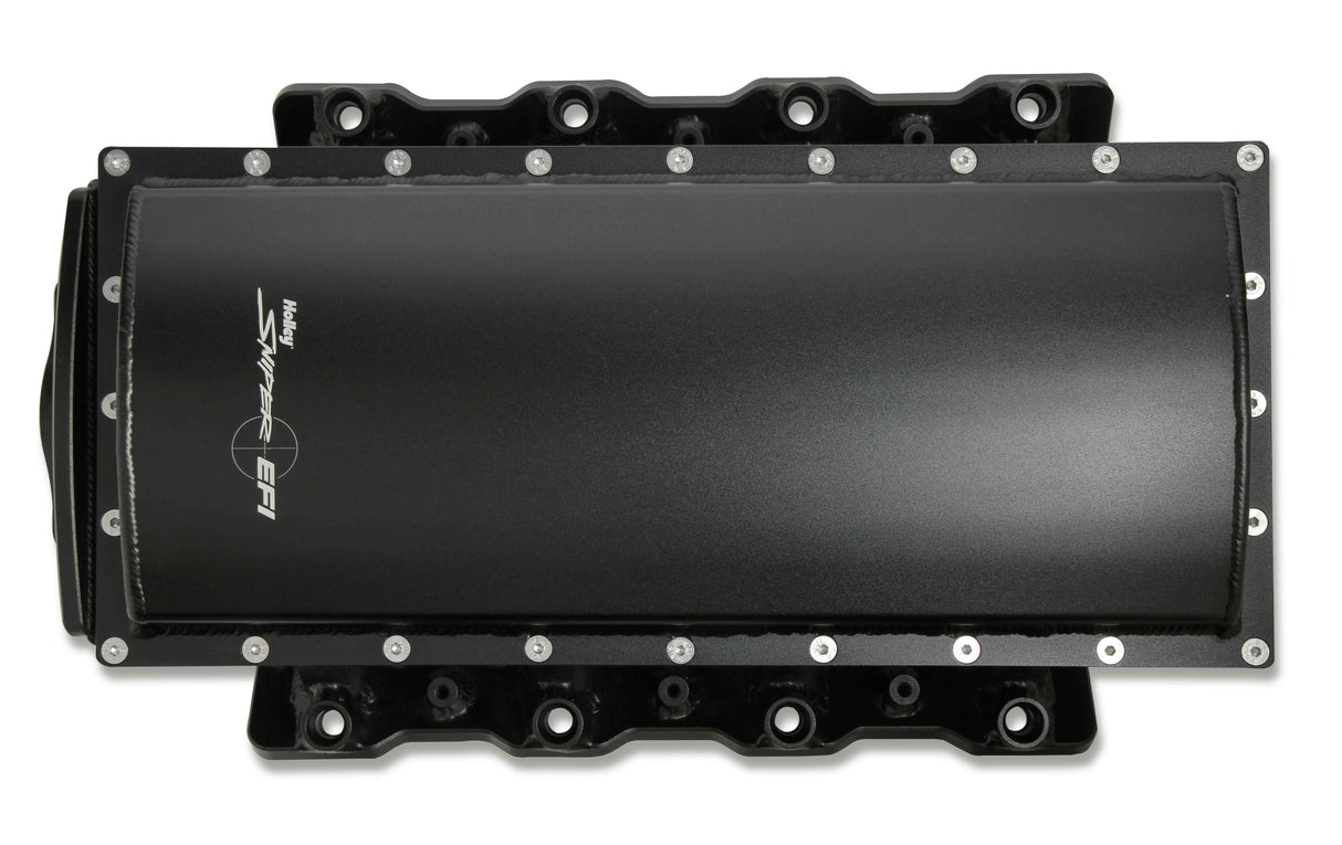 t Sniper EFI Fabricated Race Series Intake Manifold - GM LS1/LS2/LS6 Black 832142 Holley Sniper EFI