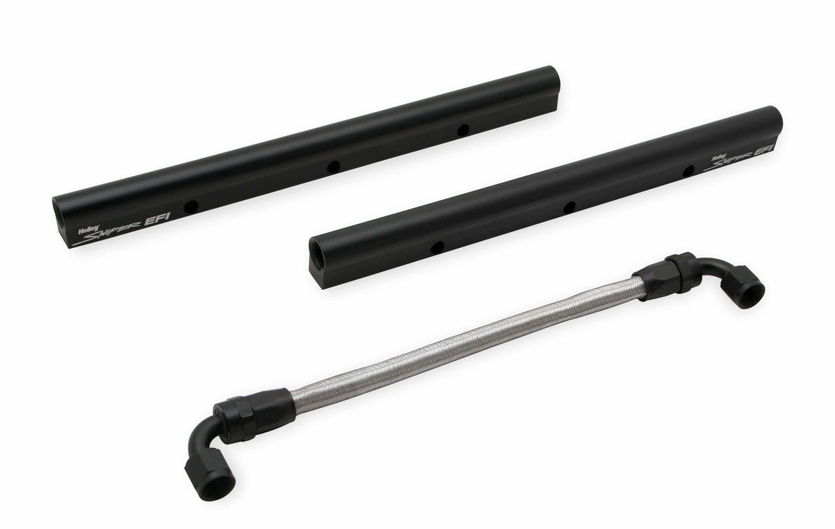 t Sniper EFI Intake Manifold Dual Plenum 102mm and Fuel Rail Kit - Black - 820242 Holley Sniper EFI