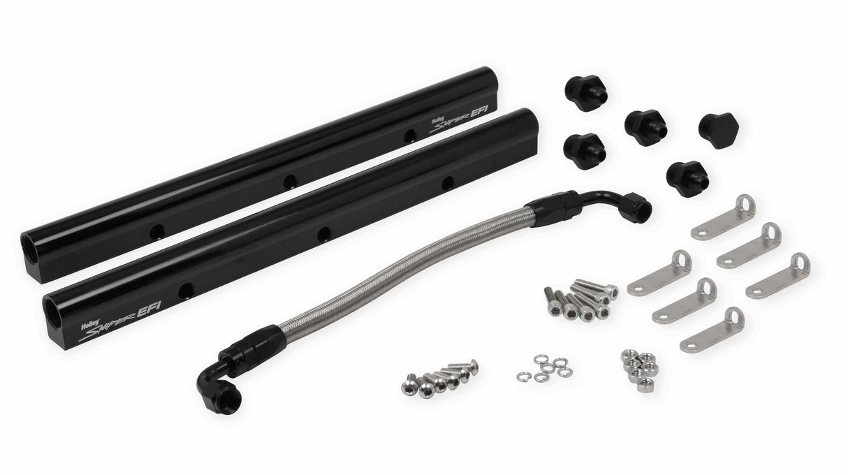 t Sniper EFI Low-Profile Sheet Metal Fabricated Intake Manifold - 822112-1 Holley Sniper EFI
