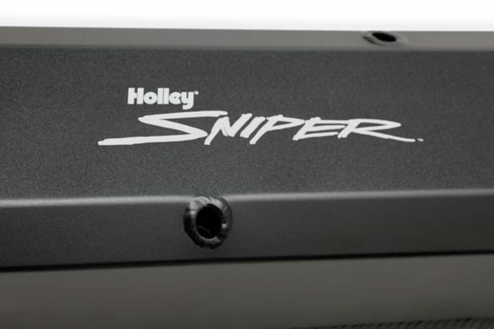 Hooker performance muffler black aluminum black-890003b