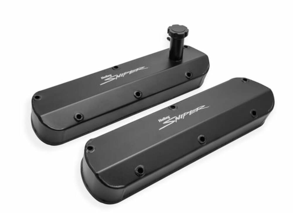 Hooker performance muffler black aluminum finish-890013b