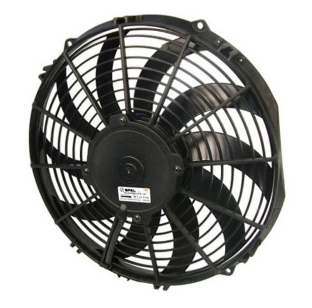 SPAL 12 inch medium profile puller electric cooling fan 1226 CFM curved blade 30101522