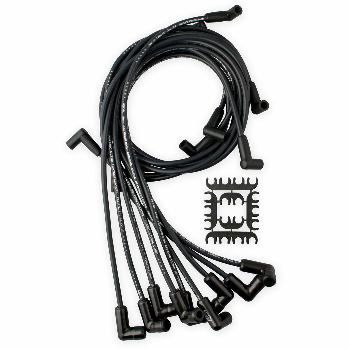 Spark Plug Wire for 1978-1980 Chevy Camaro V8 black 8mm
