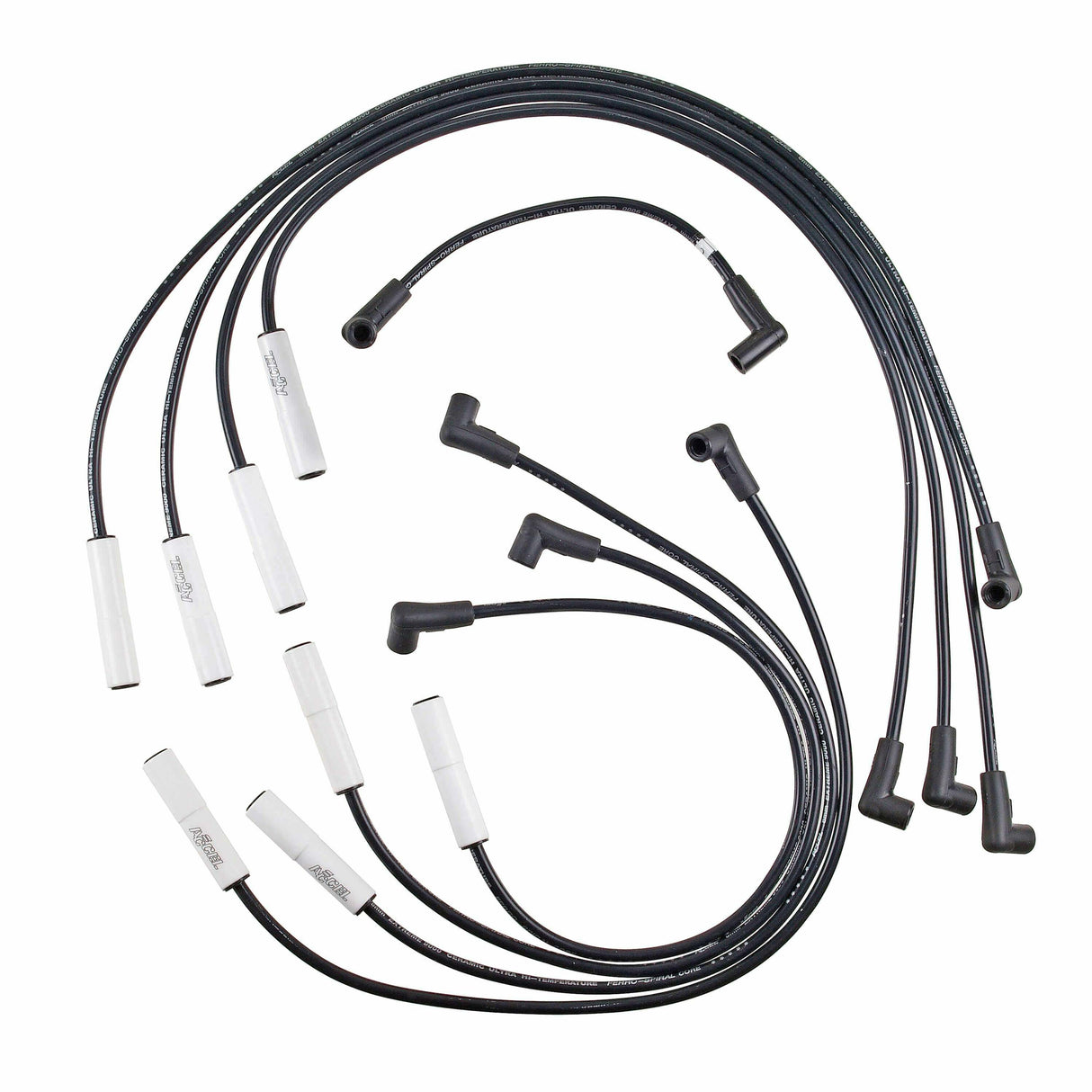 Spark Plug Wire for 1990-1995 Chevy Silverado V8 black 8mm