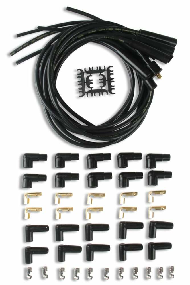 Spark Plug Wire Set for 1970-1974 Ford F-150 V8 black 8mm