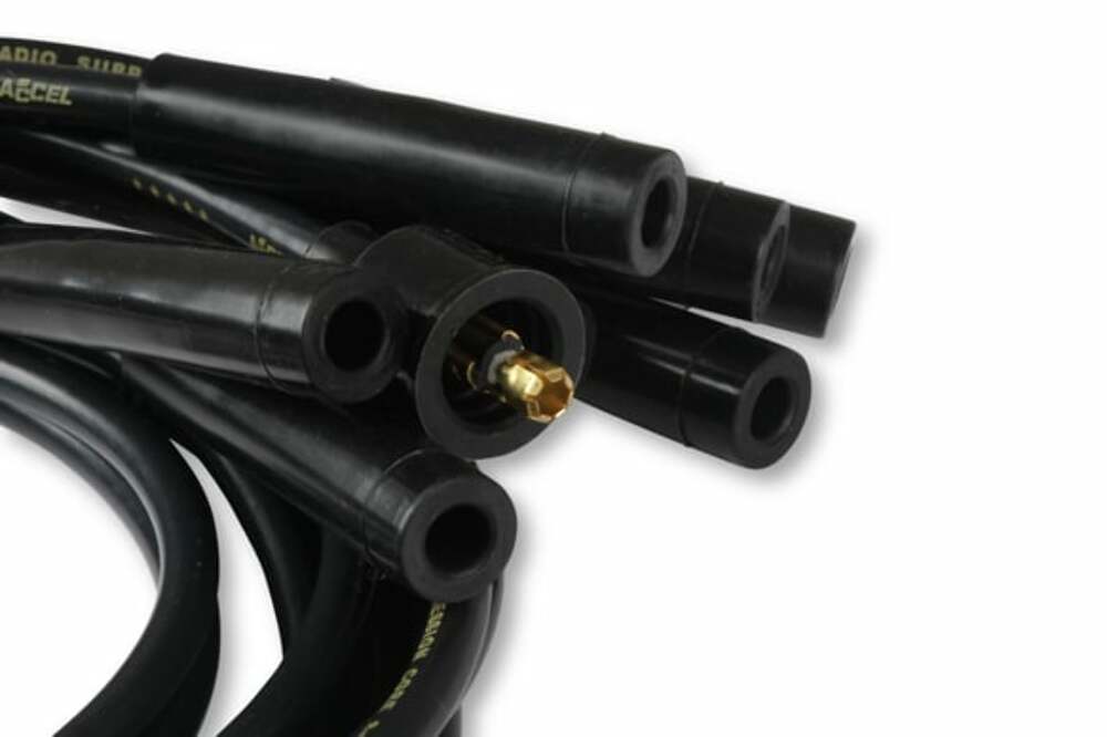 Spark Plug Wire Set for 1970-1974 Ford F-150 V8 black 8mm