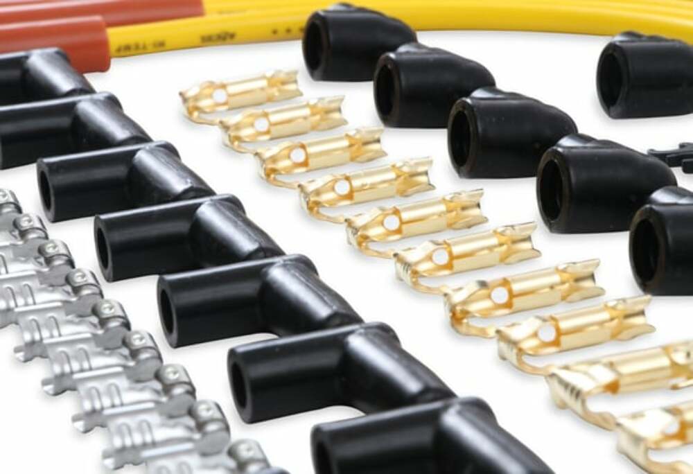 Spark Plug Wire Set for 1970-1974 Ford F-150 V8 yellow 8mm