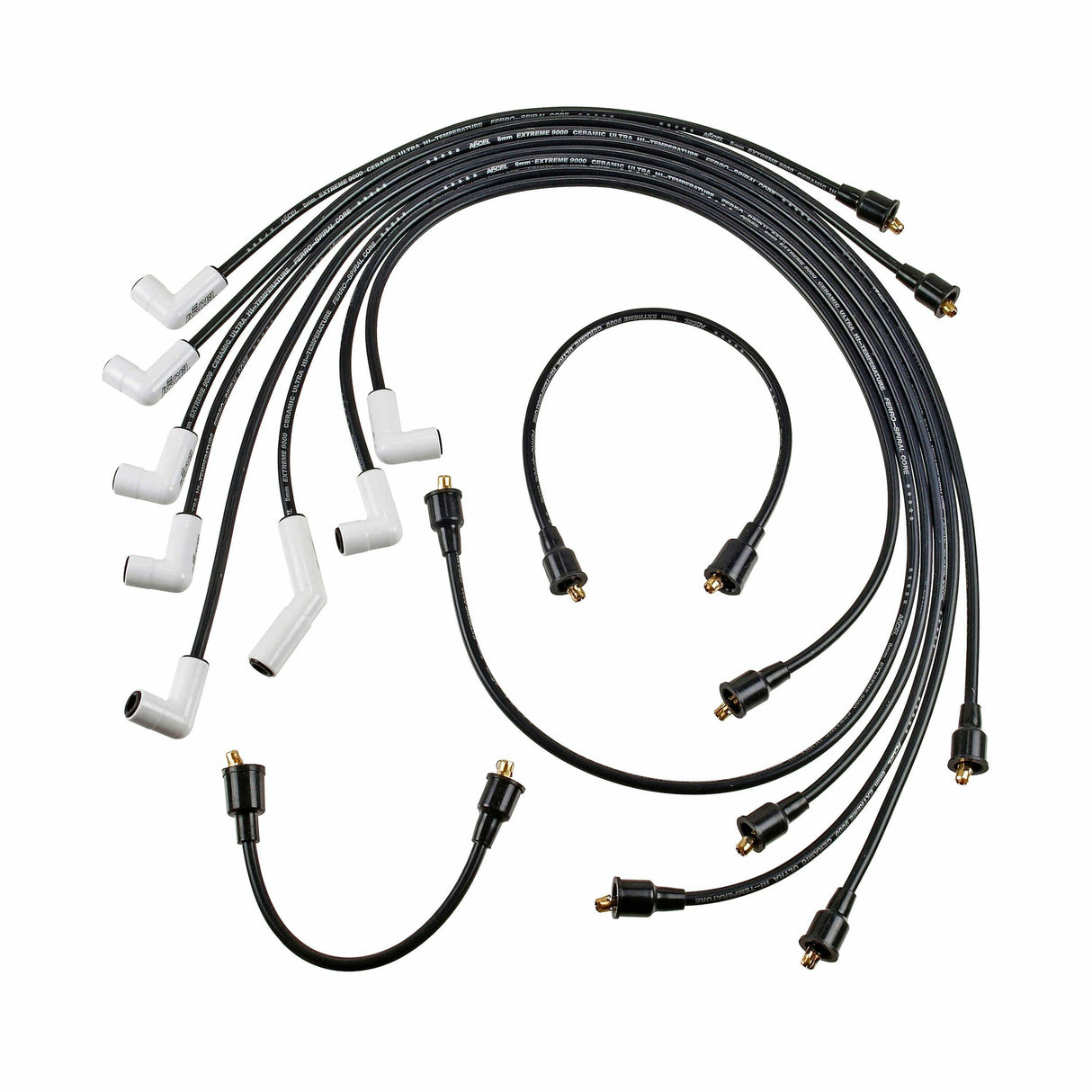 Spark Plug Wire Set for 1970-1971 Dodge Challenger V8 black 8mm