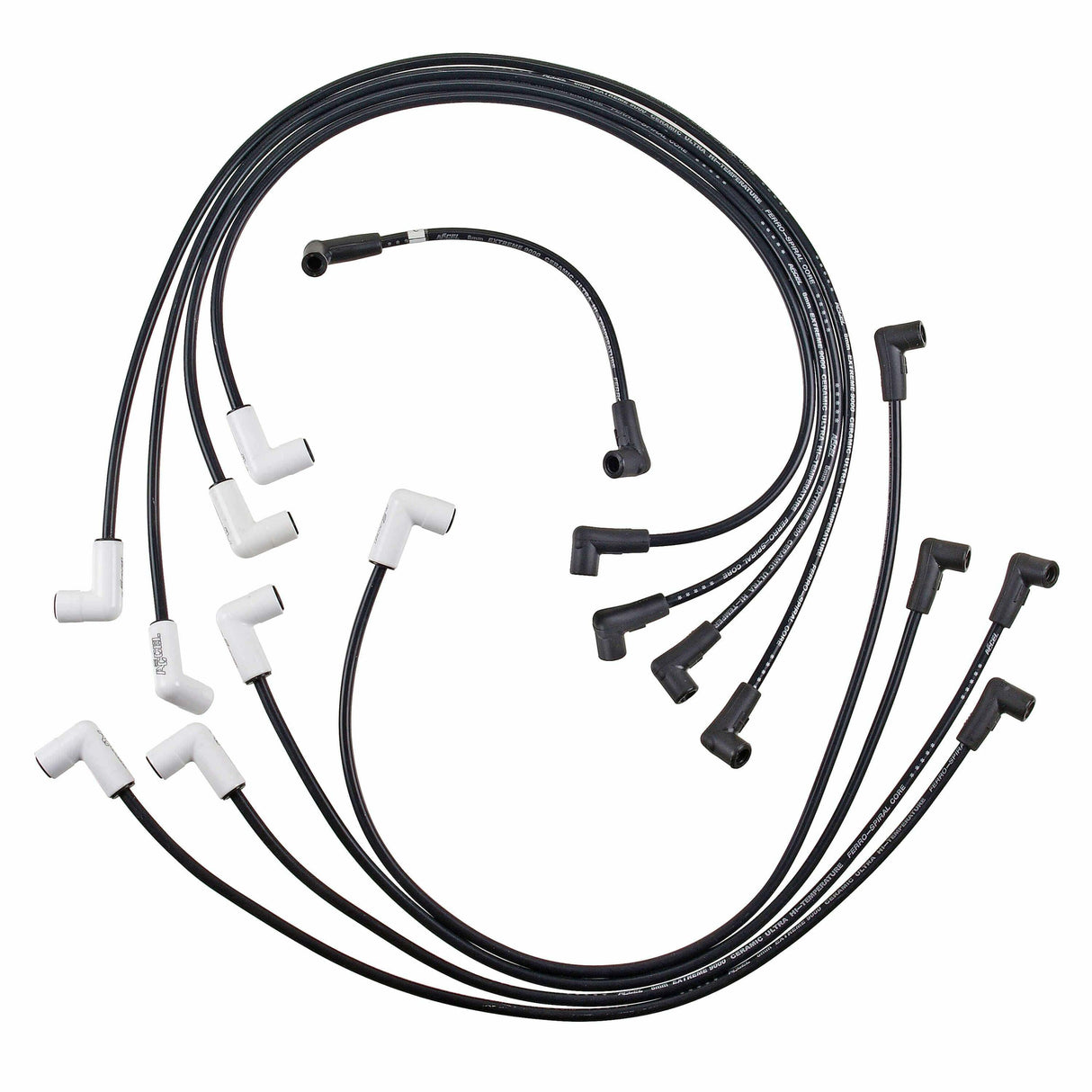Spark Plug Wire Set for 1988-1995 Chevy Silverado V8 black 8mm