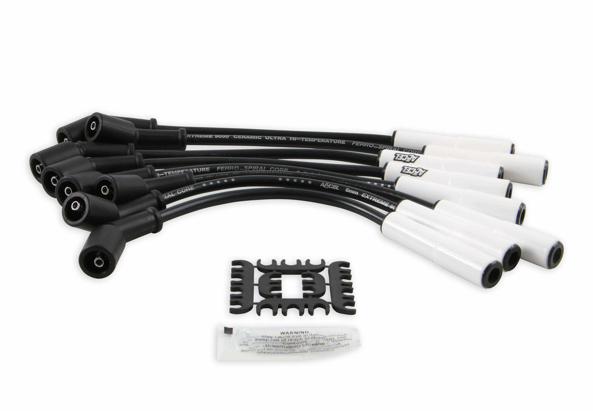 Spark Plug Wire Set for 1997-2015 Chevy Silverado V8 black 8mm