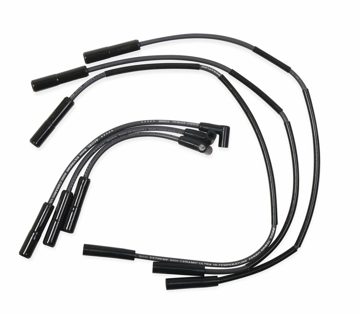 Spark Plug Wire Set for 2007-2011 Jeep Wrangler black 8mm