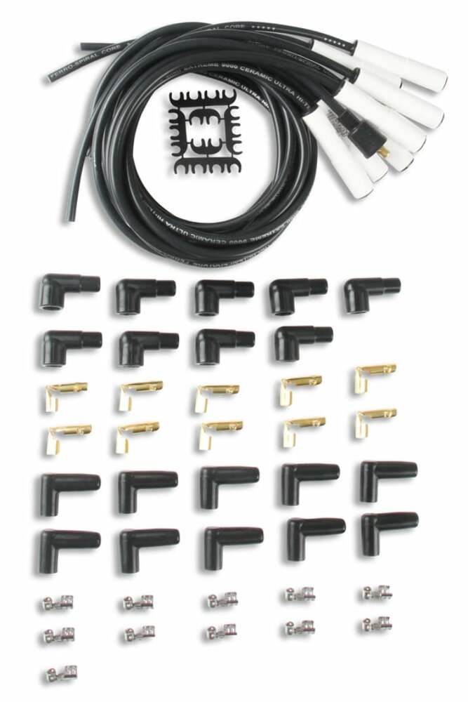 Spark Plug Wire Set for 1962-1964 Chevy V8 black 8mm