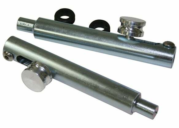 1987 Blazer Hidden Tailgate Latch Kit-Stainless-Billet Knobs SSGL47B
