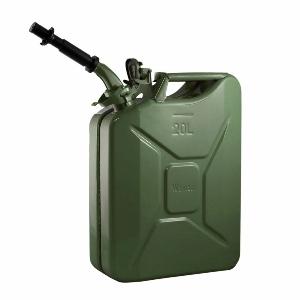 Steel Jerry Can Original NATO 20L (5.3 Gallon)-Green 3008
