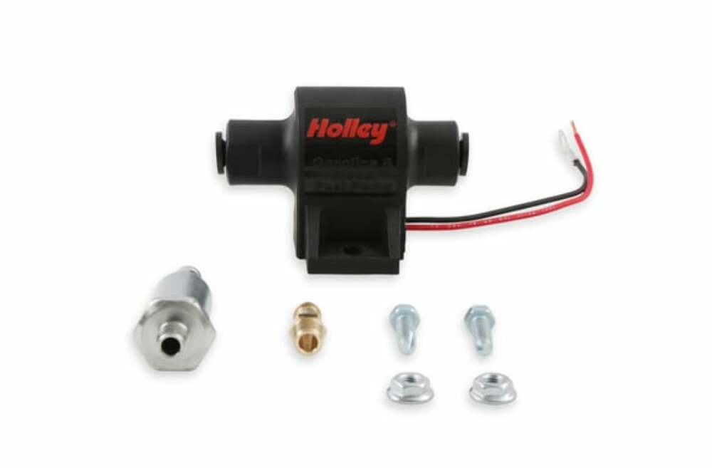 Holley Street Carbureted or Diesel Applications Compatible w/all fuel additives 12-428 black