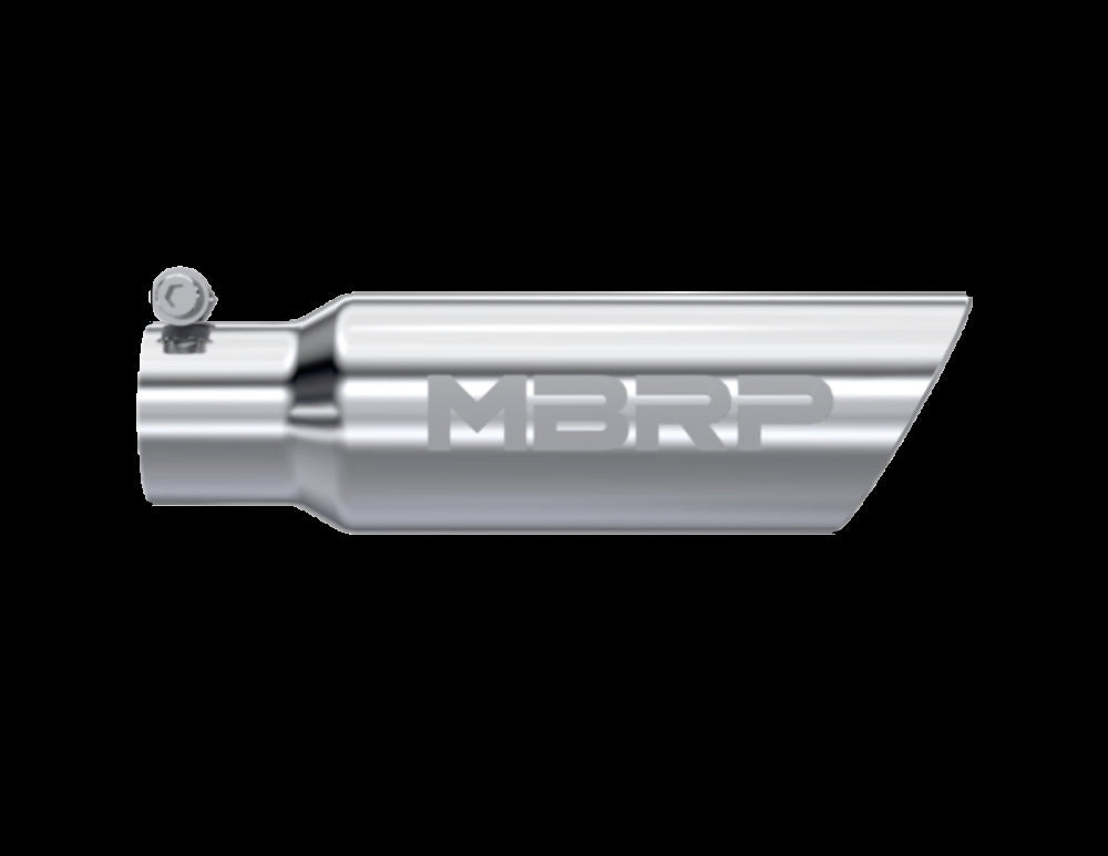 t Tip; 3in. O.D. Dual Wall Angled 2in. inlet 12in. length; T304 - T5106 MBRP Exhaust