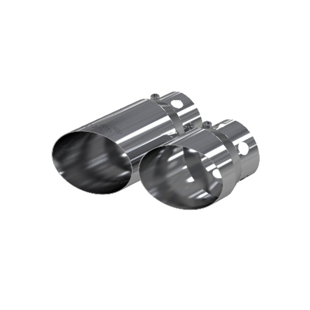 MBRP exhaust tip fits 2011-2024 Ford F-250 T304 stainless steel black coated carbon fiber tip T5111