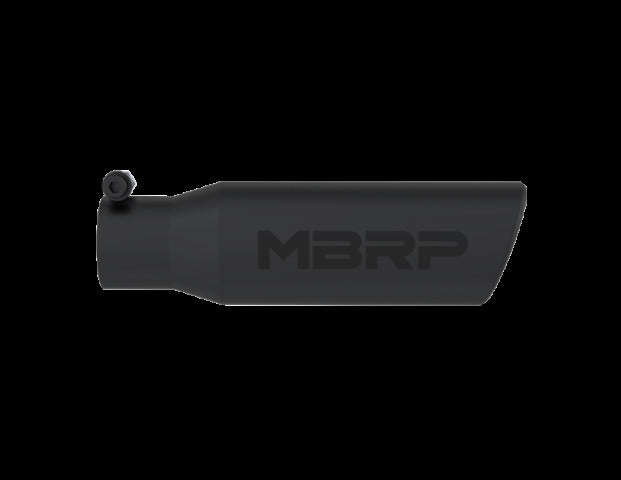 MBRP exhaust tip 3 inch T304 stainless steel black coated carbon fiber tip T5113BLK
