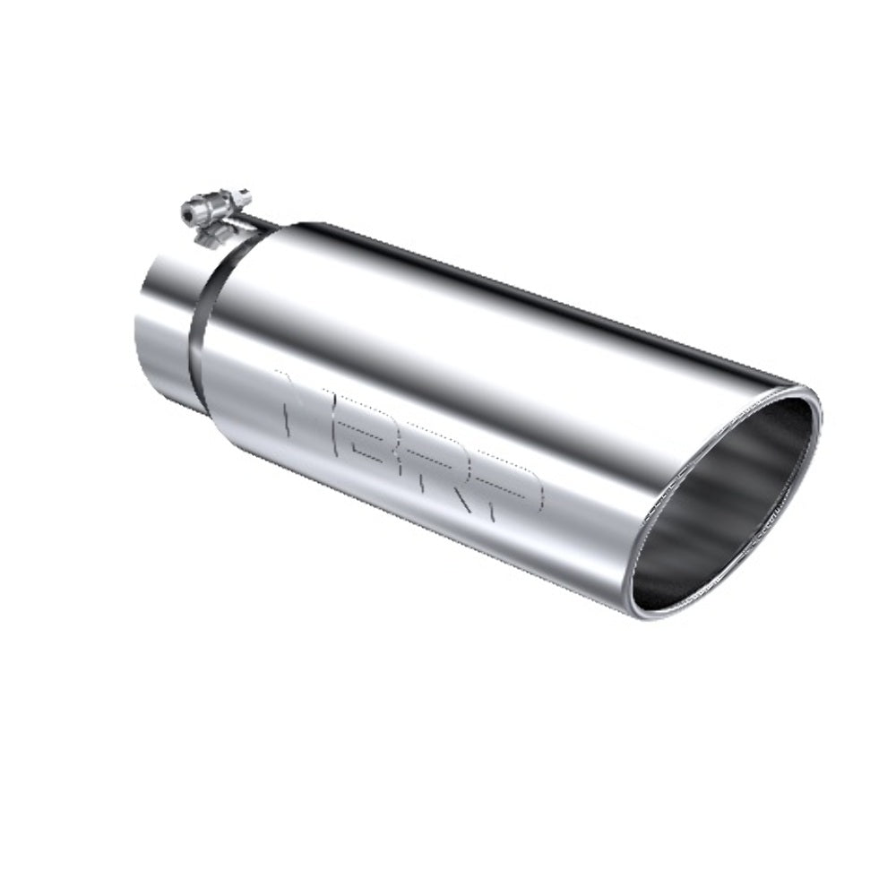 MBRP exhaust tip 5 inch T304 stainless steel black coated carbon fiber tip T5125