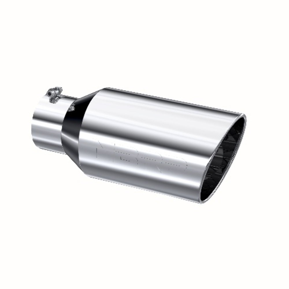 MBRP exhaust tip 5 inch T304 stainless steel black coated carbon fiber tip T5129