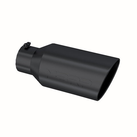 MBRP exhaust tip 5 inch T304 stainless steel black coated carbon fiber tip T5129BLK