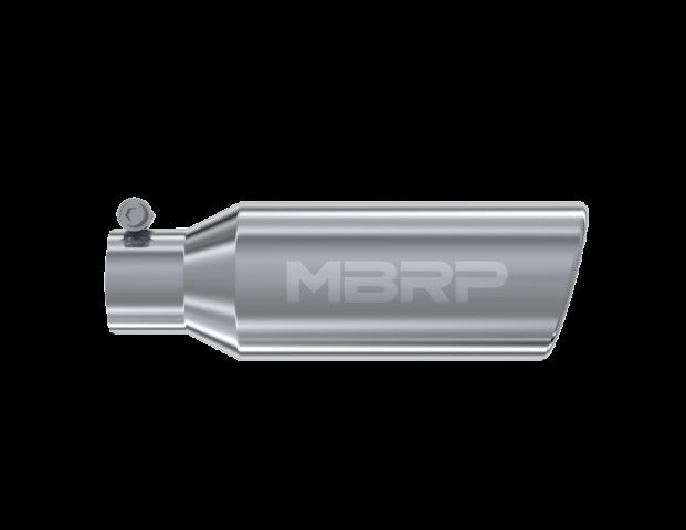 MBRP exhaust tip 2.5 inch T304 stainless steel black coated carbon fiber tip T5150