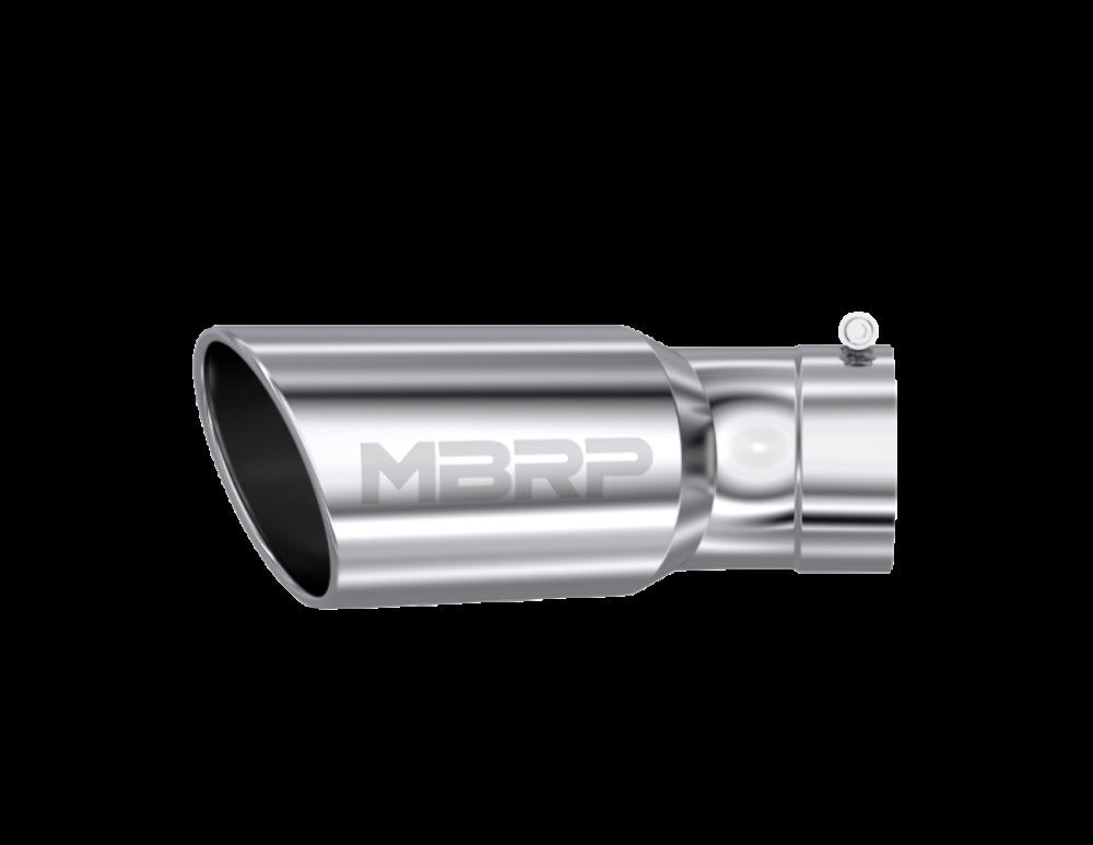 MBRP exhaust tip fits Chevy Silverado 3500 T304 stainless steel black coated carbon fiber tip T5154