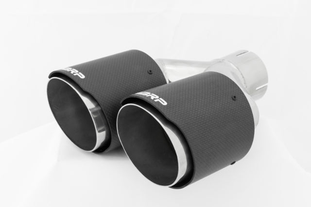 MBRP exhaust tip T304 stainless steel black coated carbon fiber tip T5177CF