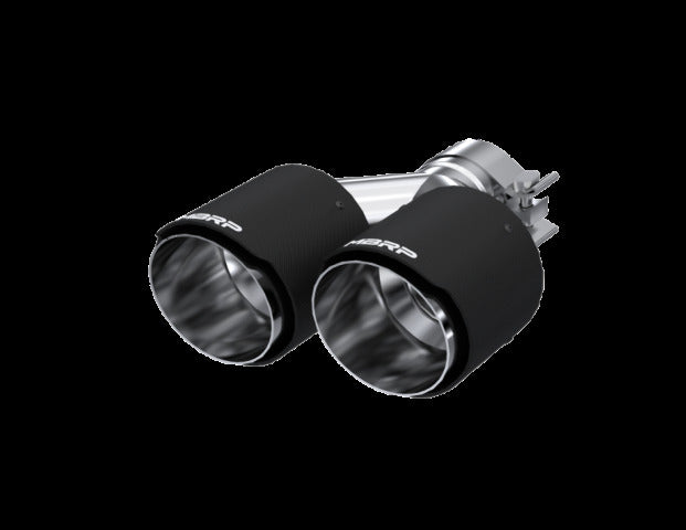 MBRP exhaust tip T304 stainless steel black coated carbon fiber tip T5177CF