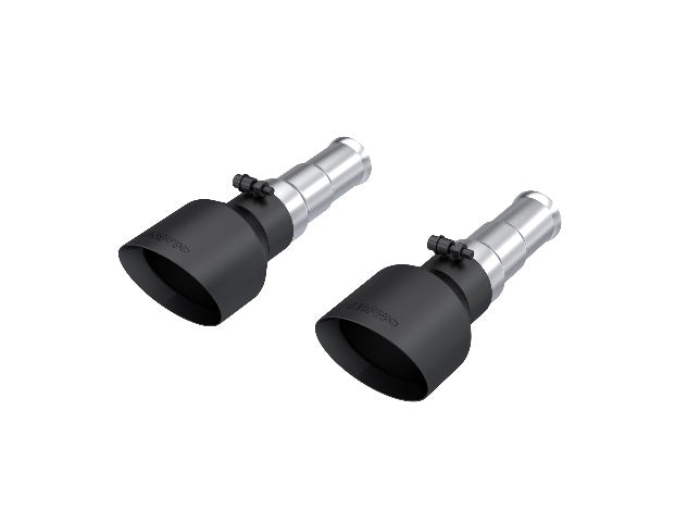 MBRP exhaust tip fits 2019-2024 Ram 1500 T304 stainless steel black coated carbon fiber tip T5199BLK
