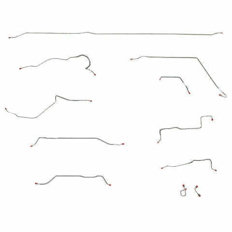 Complete Brake Line Kit for 98 Windstar 10pc; steel
