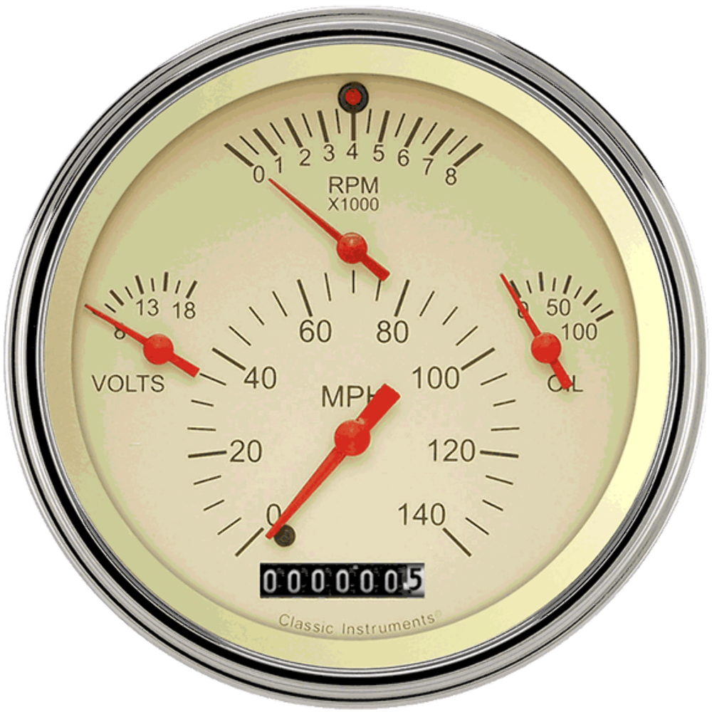 Tetra Series, Tan Combination Gauge TE40TSLF