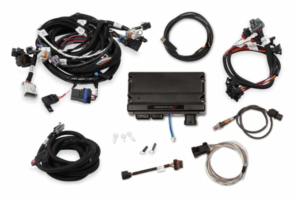 Holley EFI Terminator X engine management system x-24x-1x-ev1-ls-mpfi-kit-without-3-5-handheld-550-903t
