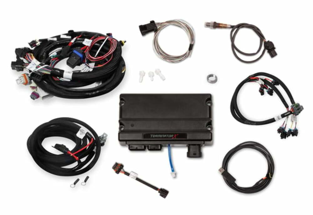 Holley EFI Terminator X engine management system x-24x-1x-multec-2-ls-mpfi-kit-without-3-5-handheld-550-904t