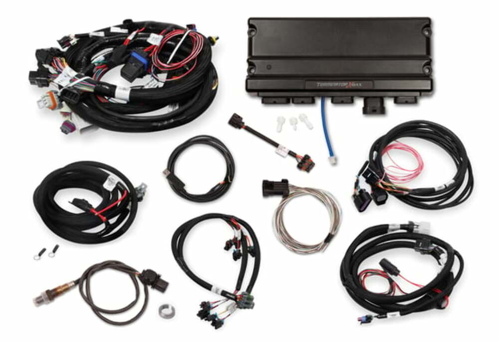 Holley EFI Terminator X engine management system x-24x-1x-multec2-ls-mpfi-dbw-throttle-trans-w-o-handheld-550-927t