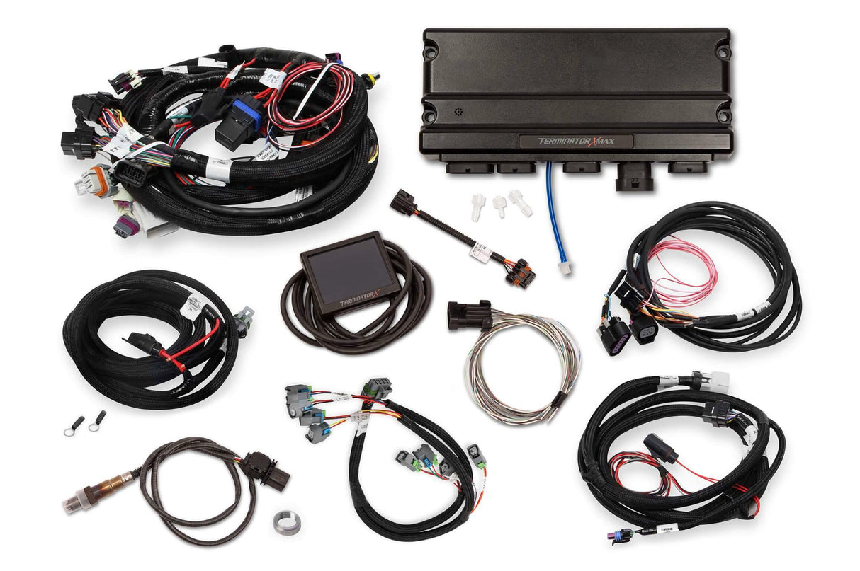 Holley EFI Terminator X Max 24x/1x EV6 LS MPFI w/ DBW Throttle Body & Transmission 550-934