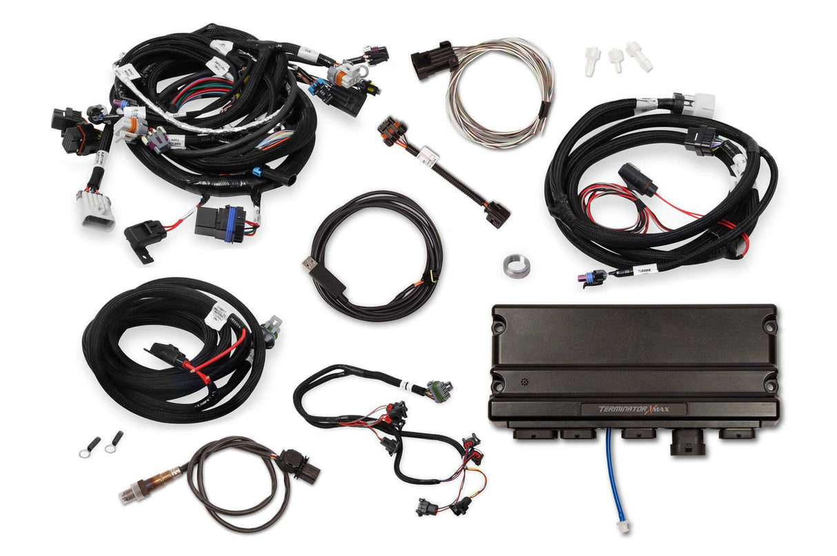 Holley EFI Terminator X Max engine management system max-58x-4x-ev1-ls-mpfi-w-trans-control-w-o-3-5-handheld-550-920t