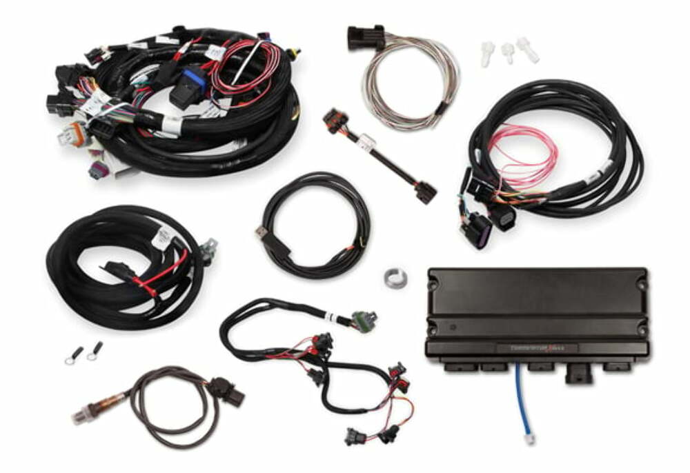 Holley EFI Terminator X Max engine management system max-58x-4x-ev6-ls-mpfi-dbw-throttle-w-o-3-5-handheld-550-931t