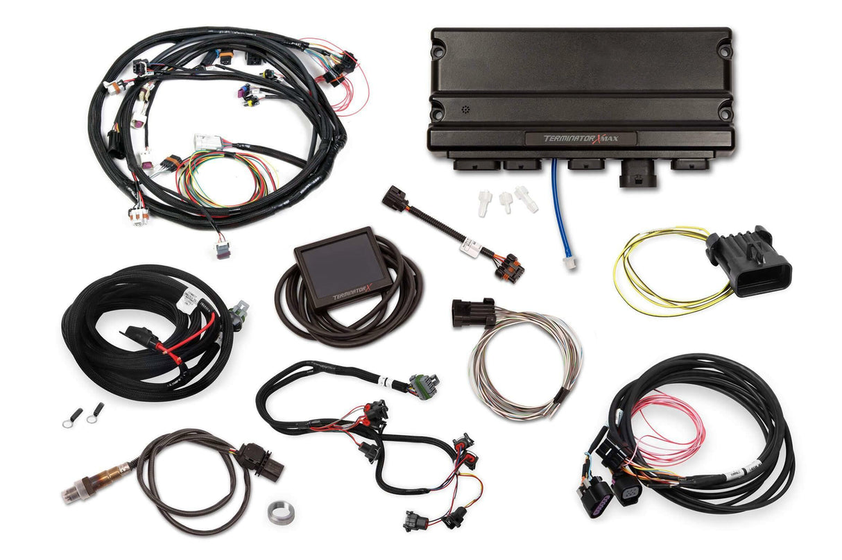 Holley EFI Terminator X Max Universal MPFI Kit w/ Trans & DBW Control - 550-959 for Chevy