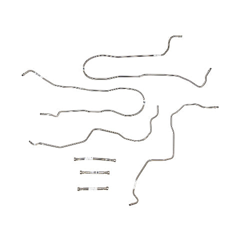 Fuel Line Kit for 2004-2010 Chevy Silverado HD Gas stainless steel
