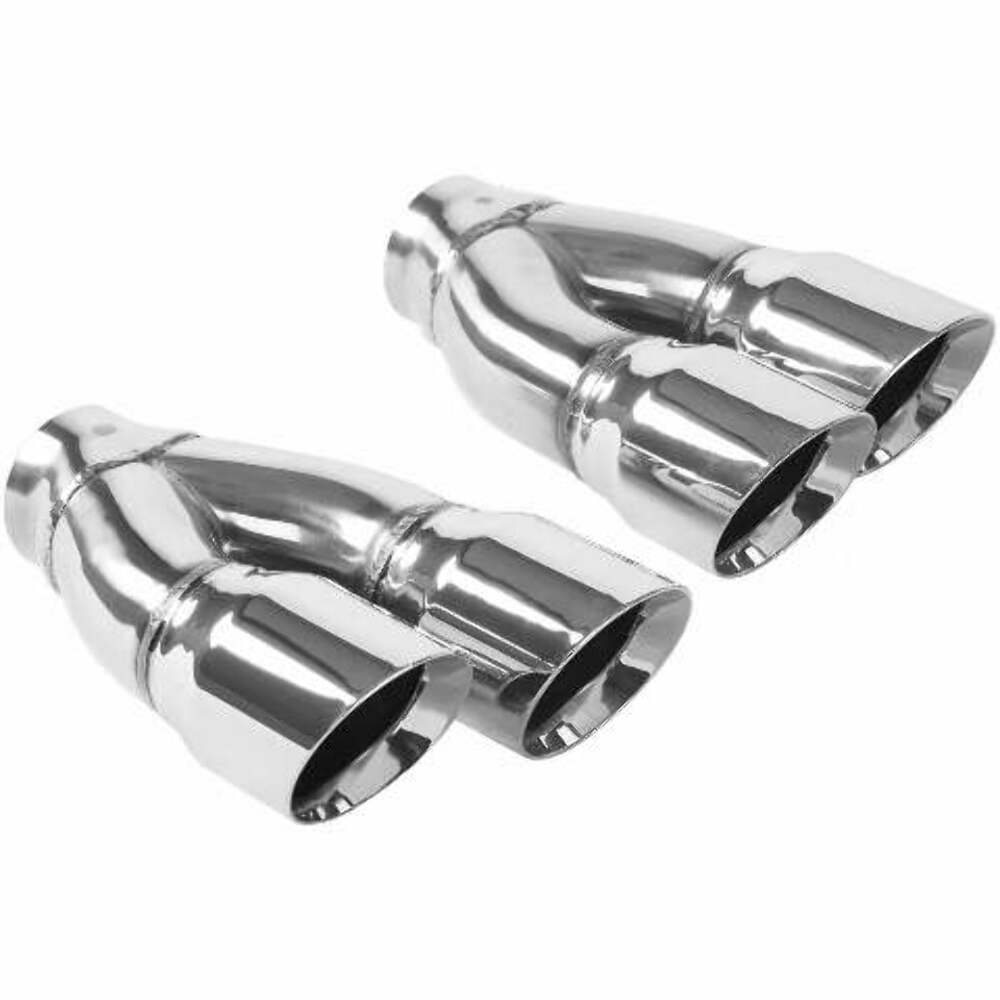 MagnaFlow exhaust tip 2.25 inch inlet/outlet stainless steel polished 35229
