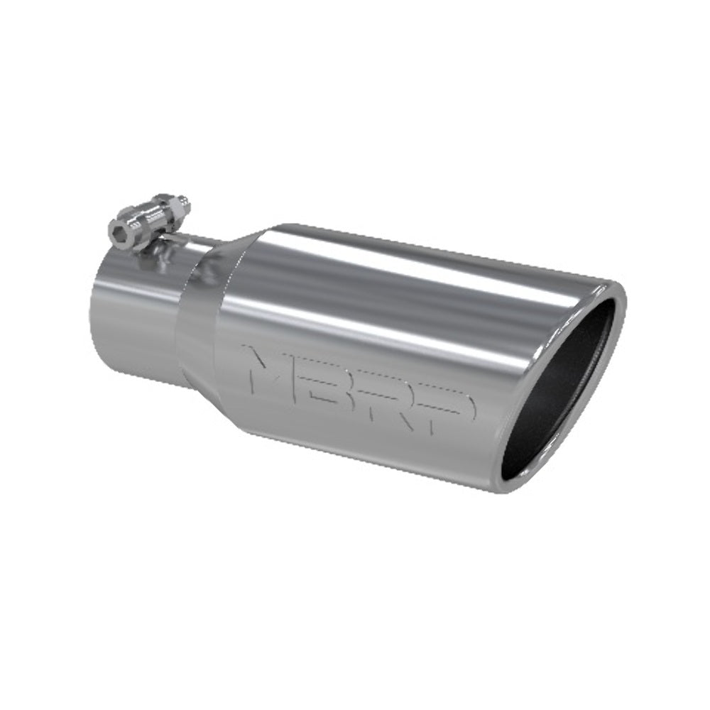 MBRP performance muffler T304 stainless steel black coated carbon fiber tip T5157 4 inch inlet/outlet